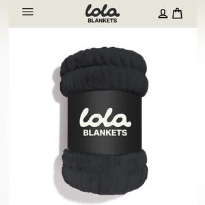 Lola Charcoal Grey Throw (Large)